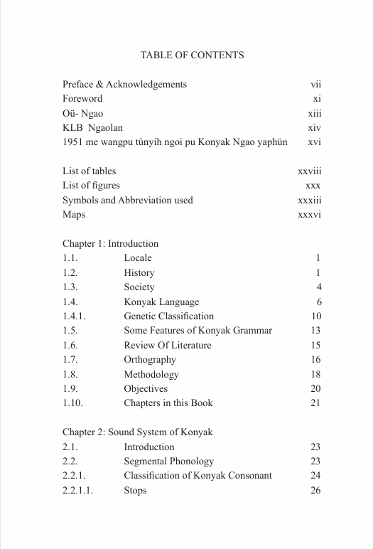 A DESCRIPTIVE GRAMMAR OF KONYAK